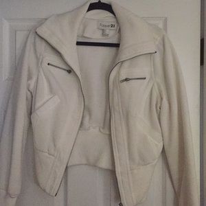 Forever 21 white jacket
